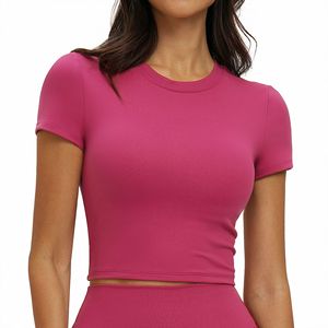 Camiseta Deportiva de Yoga para Mujer Disko Sport, Manga Corta, Cuello Redondo, Ajustada, Absorbe el Sudor, Transpirable, Secado Rápido, Elástica en Cuatro Direcciones - Product Image 2
