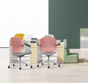 <span class=keywords><strong>เก้าอี้</strong></span>สำนักงานสำหรับแขกเก้าอี้สำนักงานสีสันสดใสเก้าอี้หมุนได้สำหรับพักผ่อนทันสมัย - Product Image 2