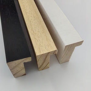 Bán buôn phẳng 20x40 mét khung ảnh khuôn Trắng Đen gỗ tự nhiên bóng hộp gỗ khung đúc - Product Image 1