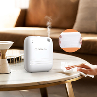 Diffuseur de parfum industriel intelligent à grande atomisation pour hôtels, fonctionnant sur batterie électrique, avec grand flacon sans eau pour arômes