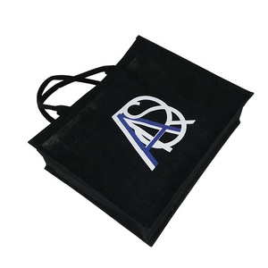 Chất lượng cao xử lý Linen đay Túi tùy chỉnh chữ mô hình với tay dài xử lý - Product Image 4