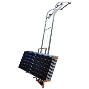 ระบบยกบันไดหลังคาไฟฟ้าอัตโนมัติเต็มรูปแบบ 220V พร้อมรอกสลิง รับน้ำหนัก 240 กก. ระยะยก 12 ม. สำหรับแผงโซลาร์เซลล์ กระจก และห้องกระจก - Product Image 4