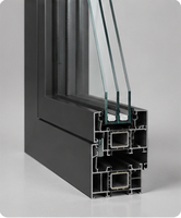 Ventana Corredera Horizontal Moderna de Aluminio Resistente a Huracanes, Certificada en EE. UU., con Doble Acristalamiento y Aislamiento Acústico