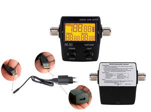 Nissei RS-50 RS50 120W numérique SWR compteur de puissance <span class=keywords><strong>125</strong></span>-525MHz UHF VHF M Type connecteur Radio Communication Watt test compteur - Product Image 3