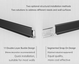 Rodapié de aluminio residencial Rodapié de aluminio duradero fácil de instalar - Product Image 3