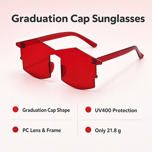 Lunettes de soleil de remise de diplôme 2026, lunettes en forme de toque de la promotion 2026, accessoires de fête, accessoires photo, vente en gros - Product Image 3