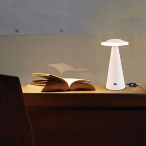 Mini lámparas de mesa regulables táctiles LED para dormitorio, lámpara de escritorio blanca moderna, lámpara de mesa nórdica moderna para sala de estar, hogar y dormitorio - Product Image 5