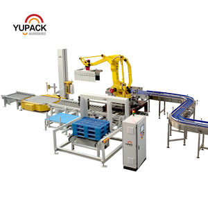 Linee di Produzione Automatiche per Acqua in Bottiglia con Soluzione Robotica di Pallettizzazione e Imballaggio Combinata con <span class=keywords><strong>Dispenser</strong></span> di Pallet - Product Image 5