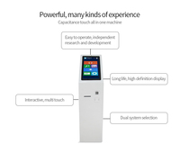 Kiosque en libre-service sur pied de 21,5 pouces avec imprimante thermique et lecteur de code QR, écran tactile, kiosque de paiement