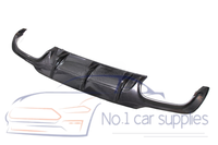 Pour W204 classe C C300 AMG C63 LCI diffuseur de pare-chocs arrière en Fiber de carbone 2012-2014 lèvre de Bodykit