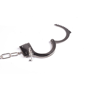 Halloween Tricky <strong>Handcuffs</strong> Children Toy <strong>Handcuffs</strong> Fun <strong>Handcuffs</strong> for Magic Props Factory Direct Sales