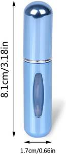 Wholesale Custom <b>Small</b> Refill Perfume Pocket <b>Bottle</b> <b>Spray</b> Atomizer Premium Reusable 10ml Aluminum Perfume <b>Bottle</b> Filling - Product Image 2