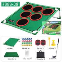 Ensemble d'entraînement de golf miniature amusant pour la famille, pour l'intérieur et l'extérieur, NAJA KY-GF-A005, avec des planches en EVA à velcro et des balles en plastique collantes