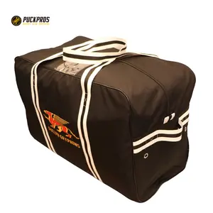 Bolsa personalizada para equipamentos de hóquei no gelo, melhor bolsa com logotipo de time para treinador/jogador/goleiro