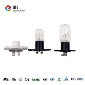 หลอดไฟแก้วทนความร้อน 20W 25W ขั้ว <span class=keywords><strong>E14</strong></span> สำหรับเตาอบ ใช้กับเตาแก๊ส/ไฟฟ้า ไมโครเวฟ พร้อมฐานยึดหลอด - Product Image 2