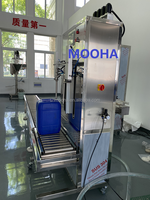 Machine de remplissage de 25 kg d'eau potable, remplisseuse de bouteilles de détergent et d'huile de 2 litres, machine de mise en bouteille de boissons liquides