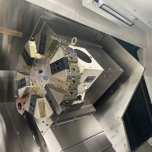 Yüksek doğruluk freze torna makinesi Cnc torna eğimli yatak Servo taret ile otomatik torna makinesi yüksek hız Cnc torna Tck50A - Product Image 6