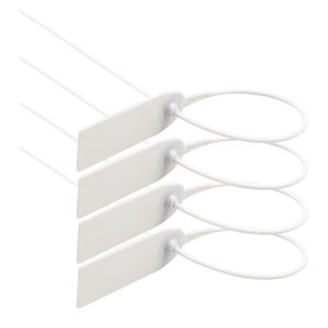 مورد ختم ختم البلاستيك بسحاب وربطة عنق من البلاستيك مع شعار مخصص - Product Image 2