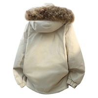 Veste matelassée pour homme sur mesure OEM, avec capuche en fourrure, manteau d'hiver rembourré, parka chaude pour l'extérieur, fabricant