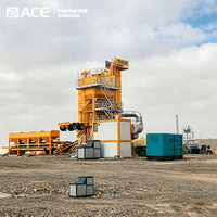 Planta de Asfalto Móvil MAP60 de 60t/h del Grupo ACE, la Más Vendida en África, con Bomba, para la Construcción de Carreteras Rurales en Nigeria y Kenia