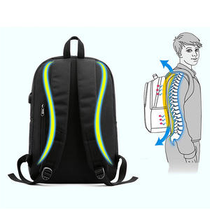 Sac à dos d'affaires multifonctionnel imperméable personnalisé, sac à dos intelligent antivol avec chargeur USB, sac à dos pour ordinateur portable avec chargeur USB - Product Image 5