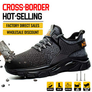 Chaussures de sport décontractées mi-montantes <span class=keywords><strong>en</strong></span> <span class=keywords><strong>toile</strong></span> Fly Knit OEM 2026 avec embout de sécurité <span class=keywords><strong>en</strong></span> acier pour hommes et femmes, idéales pour l'hiver et l'utilisation <span class=keywords><strong>en</strong></span> usine, avec doublure <span class=keywords><strong>en</strong></span> fourrure. - Product Image 4
