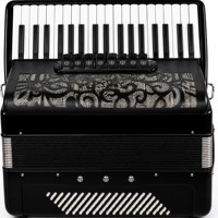 Accordéon Piano Portable 37 Touches 80 Basses avec Commutateur de Tonalité pour Adultes Débutants, Pratique et Performances Live