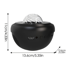 Mini Proiettore Galassia USB con Luce Notturna LED Sonora, Regalo per Bambini, Lampada Proiettore Stellare Intelligente con Cielo Stellato e Nebulosa - Product Image 6