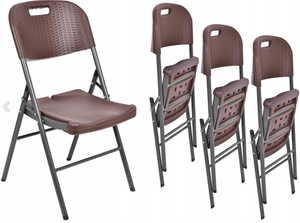 Sillas de plástico, diseño de ratán, silla plegable de plástico moldeado por soplado de polietileno de alta densidad - Product Image 4