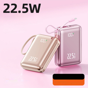 Offre Spéciale 20000mah 3-en-1 Powerbank Nouveau produit Banques d'alimentation portables élevées Câbles intégrés Charge rapide 10000mah pour Iphone - Product Image 4
