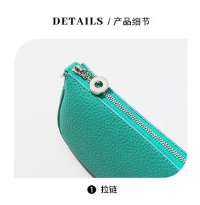 ¡Novedad <span class=keywords><strong>de</strong></span> 2025! Cartera <span class=keywords><strong>de</strong></span> cuero para mujer, bolso <span class=keywords><strong>de</strong></span> mano, <span class=keywords><strong>diseño</strong></span> <span class=keywords><strong>de</strong></span> bolso axilar Simple con cadena, cierre <span class=keywords><strong>de</strong></span> cremallera suave - Product Image 3