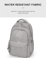 Sac à dos étudiant de grande capacité, sac à dos léger avec plusieurs poches pour le rangement et bretelles confortables