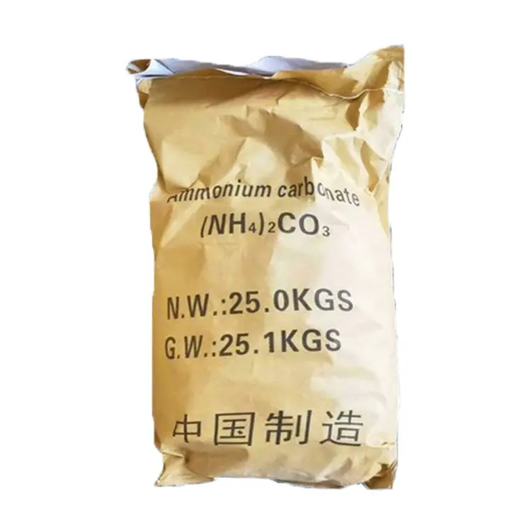 CAS 506-87-6 (NH4) 2co3 cấp công nghiệp nguyên liệu Ammonium Carbonate giá Ammonium bi Carbonate nhà sản xuất chi tiết