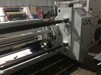 Machine horizontale de petit pain de papier de Rewinder de découpeuse de film stratifié par papier adhésif HJFQ-1300