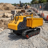 Véhicule de transport sur chenilles hydraulique 1,5T, machine de transport à chenilles pour projets agricoles et d'aménagement paysager
