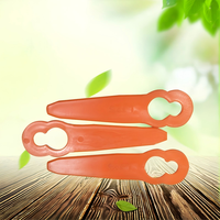 Lames de coupe-herbe en plastique 83 mm en forme de gourde, lames de rechange pour tondeuses à gazon, accessoires d'outils de jardin