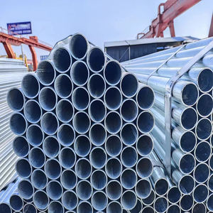 Лучшая цена 3-дюймовая металлическая круглая труба DN80, оцинкованная Круглая стальная труба для парникового каркаса - Product Image 3