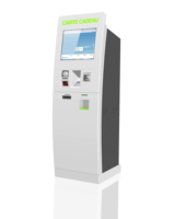 Distributeur automatique de billets en libre-service prenant en charge les paiements QR en espèces/pièces/crédit/carte de débit/portefeuille E
