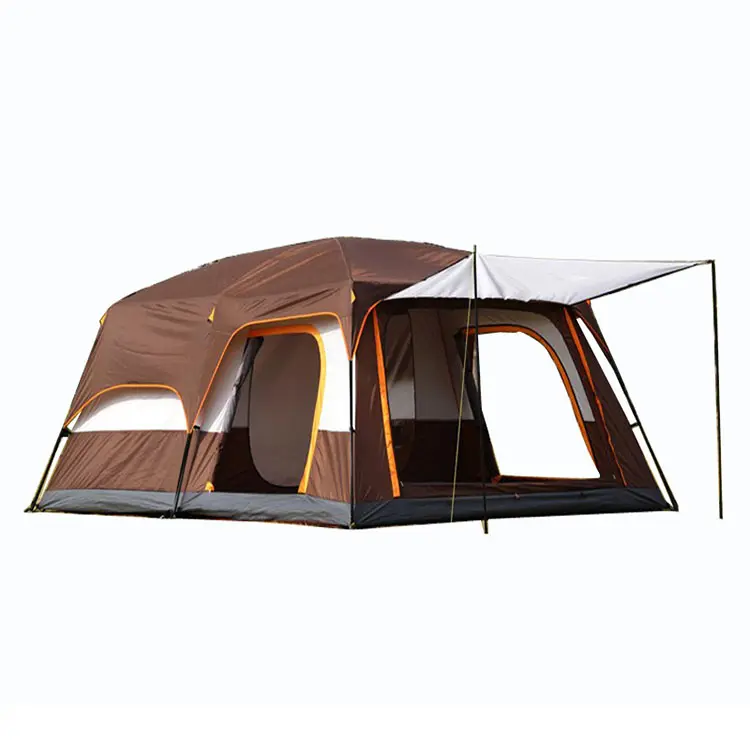 Палатки для кемпинга, большие размеры, 6 -12 человек, водонепроницаемая портативная палатка, складная семейная большая роскошная индивидуальная палатка для кемпинга
