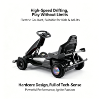 Kart de drift populaire pour enfants, voiture électrique portative pour enfants, jouet pour l'extérieur, vente en gros