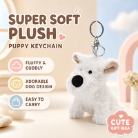 En gros, mini porte-clés en peluche mignons, pendentifs de sac à dos Kawaii, porte-clés ours en peluche mignons