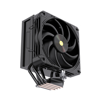 Boîtier PC LOVINGCOOL 120 mm, refroidissement par air du processeur, 4 caloducs, ventilateur de refroidissement pour processeur Intel LGA 1151/1200 AMD4/5, installation facile