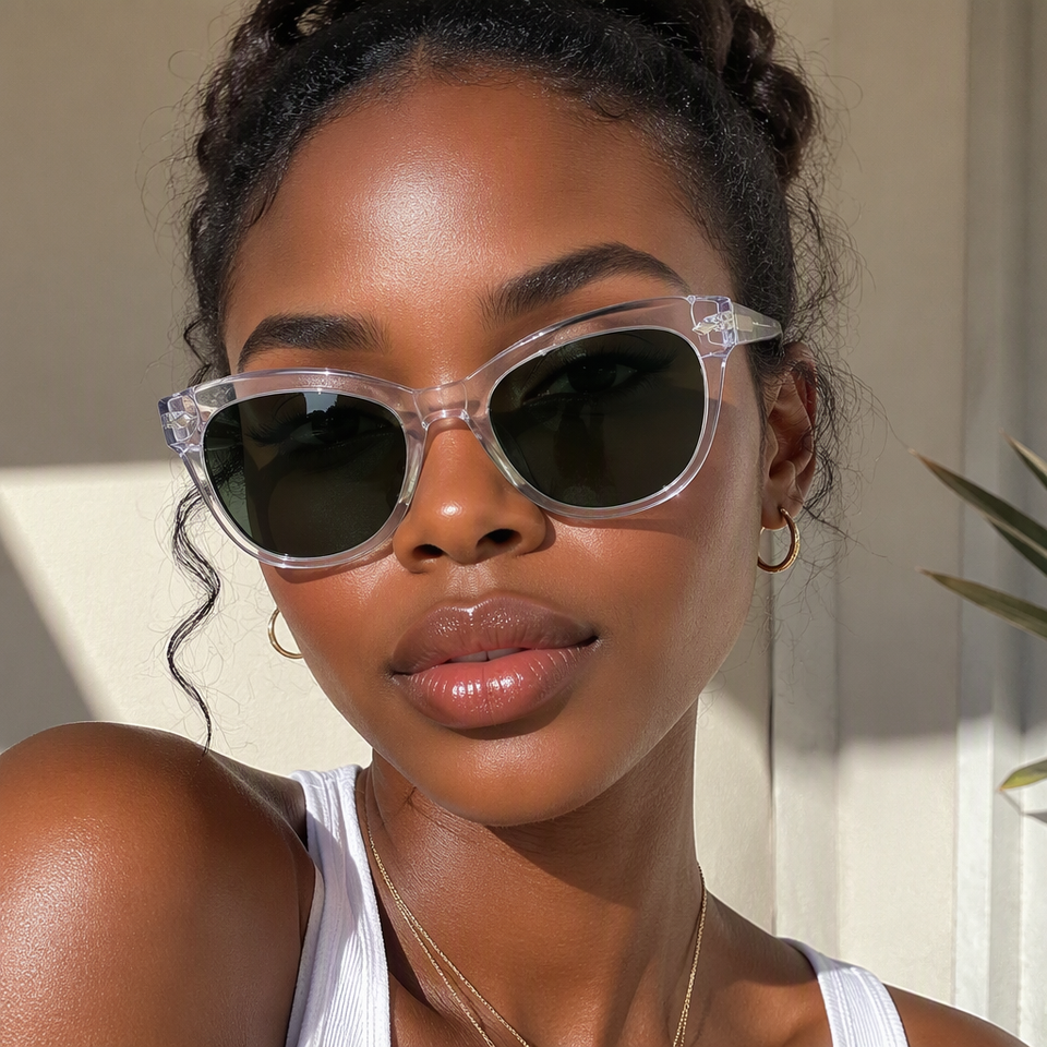 Eye Rivetis Old Money Aesthetic French Chic Cat Eye Acetate Sunglasses Vintage ...