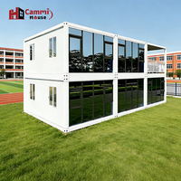 Maison conteneur mobile pliable Cammi House - Durable, préfabriquée en kit, écologique, pour projets de bâtiments (salon, chambre, bureau)