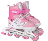 Vente en gros d'usine, patins à roulettes à LED ajustables pour activités de plein air, pour débutants, garçons et filles