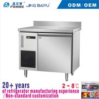 Réfrigérateur commercial pour fruits et légumes, vente chaude, personnalisable, en acier inoxydable, utilisation en supermarché, usine chinoise