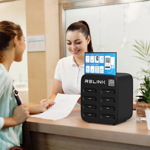 Relink Powerbank trạm cho thuê điện thoại di động Trạm Sạc chia sẻ ngân hàng điện 8 khe cắm pin Máy bán hàng tự động - Product Image 6
