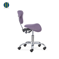 Tabouret dentaire mobile avec dossier, tabouret roulant pour assistant dentaire, chaise de dentiste