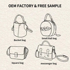 Túi Thời Trang Da Thật Thiết Kế Miễn Phí Túi Đeo Vai Da Pu Cho Nữ Túi Xô Nữ Cổ Điển Hoài Cổ - Product Image 2