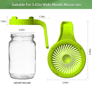 Vaso di vetro macchina per cavoli con schermo Base di vetro per la coltivazione di verdure per la gelatina torta di zucchero cibo per bambini gomma da masticare - Product Image 4